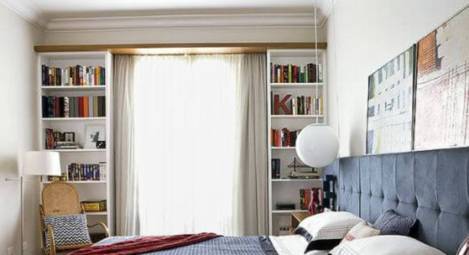 cortina para janela de quarto