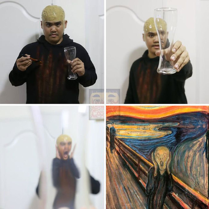 Ele é capaz de tudo quando quer criar cosplays