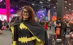 Outra heroína da DC que foi vista na CCXP é a Batgirl, que chamou a atenção dos fãs
