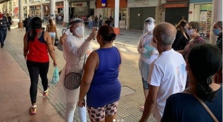 Medição de temperatura em Nilópolis