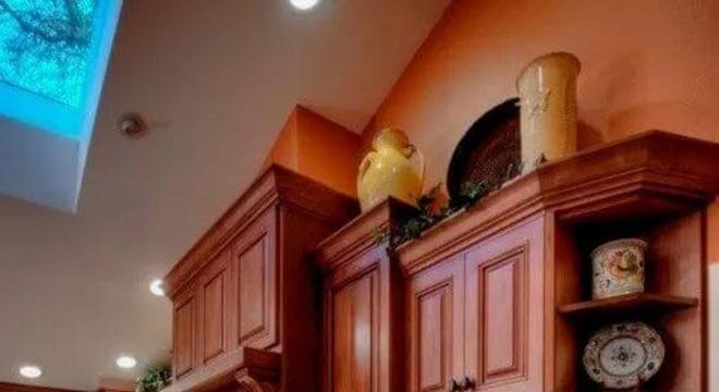 Cozinha de madeira rústica