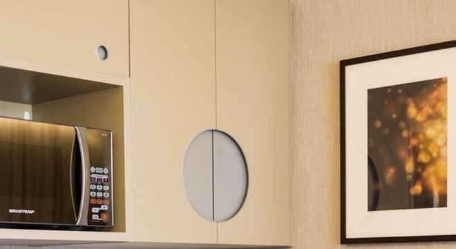 Cozinhas Pequenas decora-bege