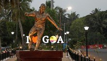 Estátua de Cristiano Ronaldo irrita população de Goa, na Índia