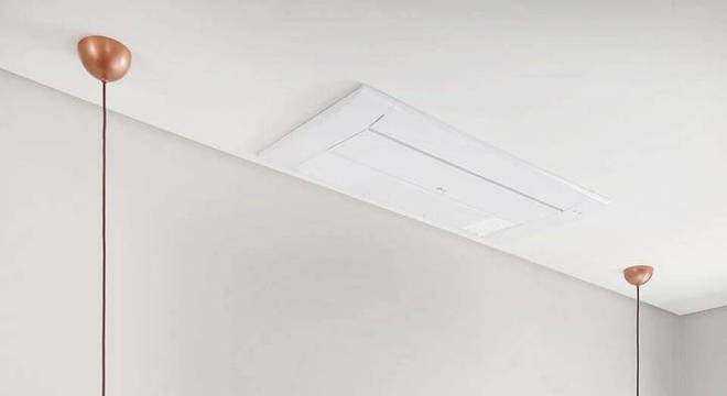 criado mudo suspenso - cabeceira com criado mudo embutido na cor tiffany 