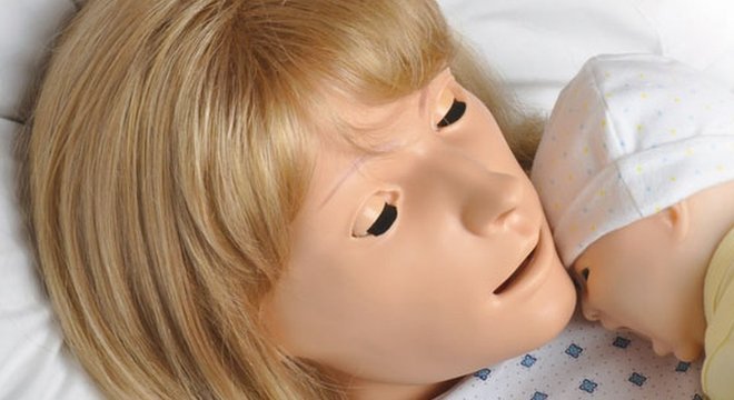 A Gaumard Scientific fabrica outros tipos de simuladores, como estes 