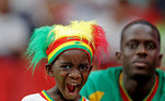 Criança senegalesa vê pela primeira vez seu país nas oitavas de final de uma Copa