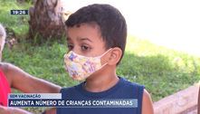 Sem vacinação: aumenta número de crianças contaminadas 