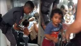 Vídeo: 17 crianças e duas professoras são resgatadas de elevador em creche (Arquivo Pessoal )