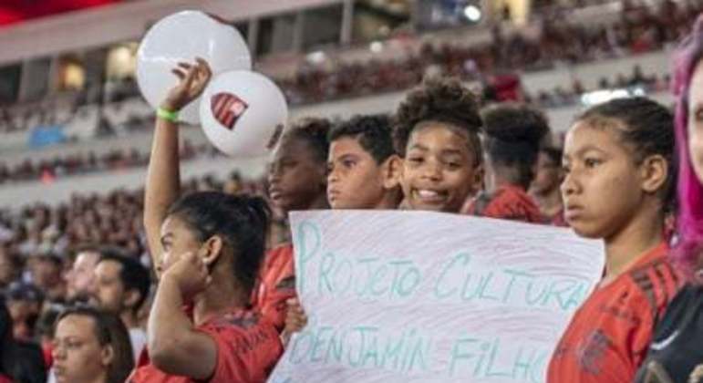 Crianças Flamengo Maracanã