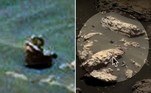 O caçador de OVNIs Scott C. Waring afirma ter identificado uma 'criatura com tentáculos' em uma imagem que retrata o solo marciano