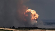 Ataque ucraniano com drone explode depósito de munições na Crimeia