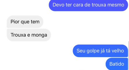 Criminoso xinga vítima após ela desconfiar de golpe