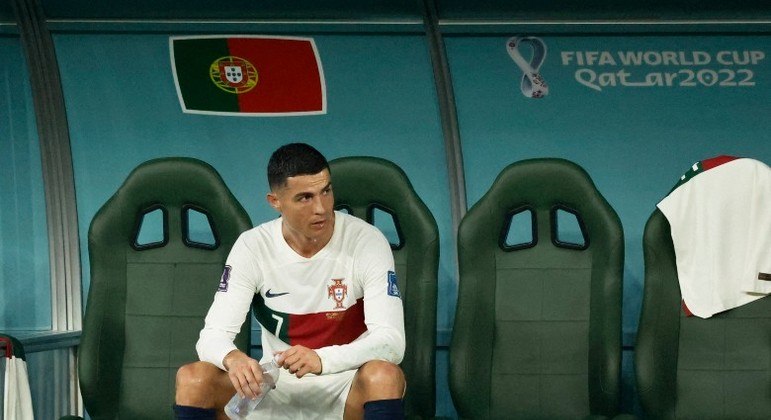 Cristiano Ronaldo foi substituído na derrota de Portugal
