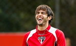 Kaká, eleito Melhor do Mundo em 2007, se aposentou aos 35 anos, no Orlando City, dos Estados Unidos. Antes conseguiu jogar novamente no São Paulo, clube que o revelou