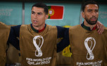 Cristiano Ronaldo assiste outra vez do banco uma partida de Portugal