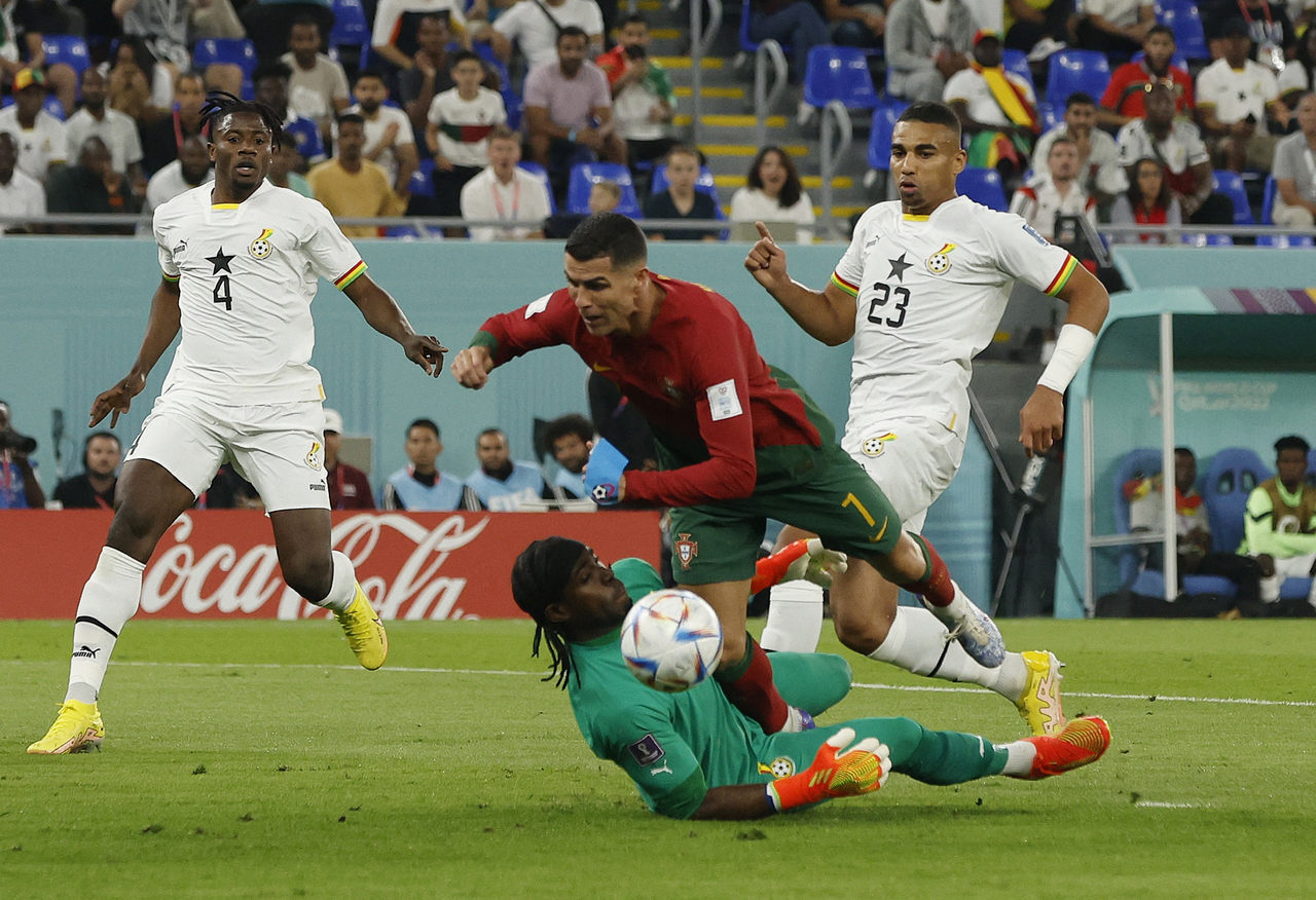 Portugal vence Gana por 3 a 2 em estreia na Copa do Mundo