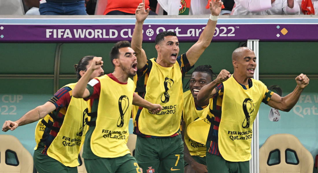 Substituto de CR7 brilha, Portugal goleia Suíça por 6 a 1 e se classifica  para as quartas de final - Futebol - R7 Copa do Mundo