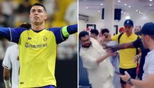 Cristiano Ronaldo empurra fã que tentava tirar foto com ele, e momento viraliza; assista