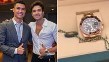 Luan Santana faz show para família de Cristiano Ronaldo e ganha relógio de mais de R$ 400 mil