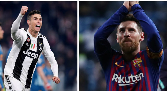 Cristiano Ronaldo e Messi são as sensações do futebol no momento