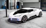 O Bugatti Centodieci é uma recriação do lendário modelo EB110, que foi apresentado em 1991 e considerado um supercarro. O site da empresa classifica o veículo como uma 'verdadeira obra de arte', que celebra os 110 anos da marca
