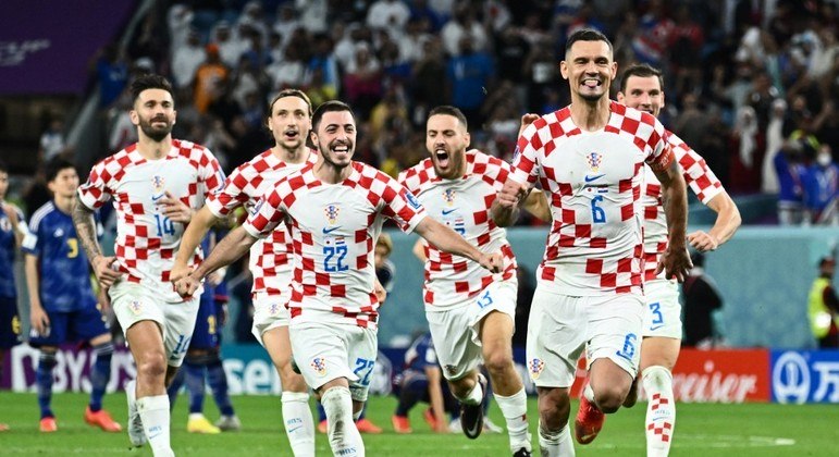 Croatas avançaram para as quartas de final depois de vencer o Japão nos pênaltis