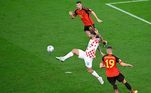 Croácia e Bélgica fazem jogo equilibrado no primeiro tempo