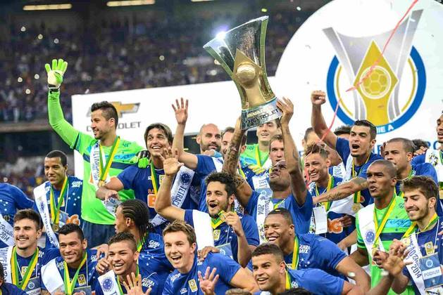 Cruzeiro (2014) - 80 pontos: o segundo título do bicampeonato celeste é a 5ª melhor pontuação da história.