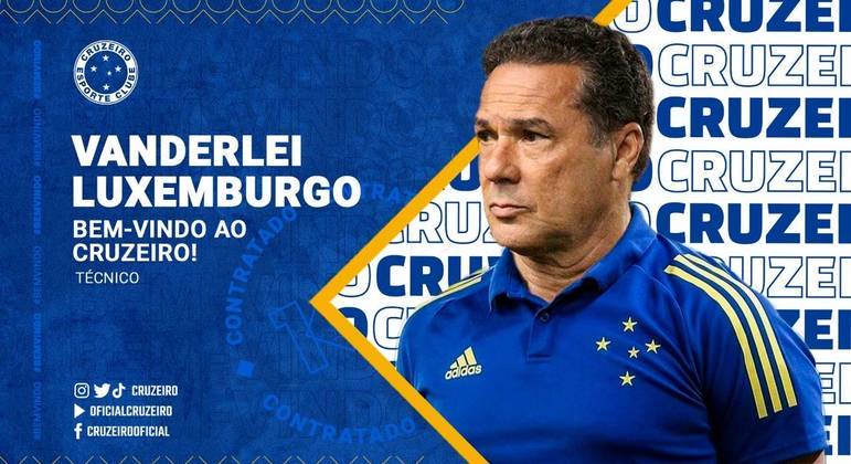Vanderlei Luxemburgo é o novo técnico do Cruzeiro