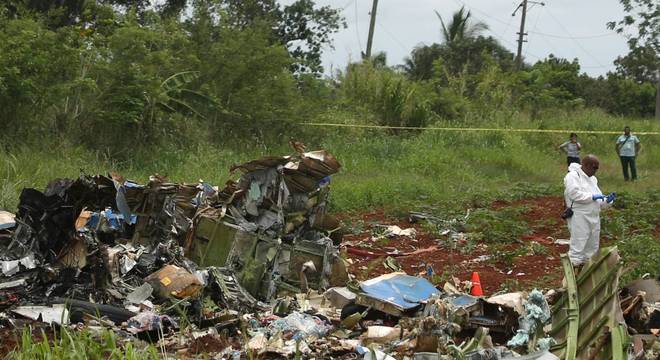 Avião caiu após decolagem no Aeroporto Internacional de Havana