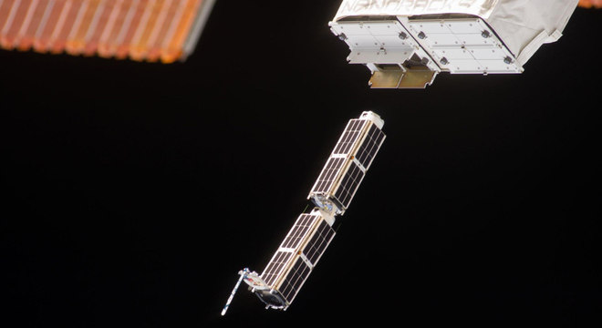 Uma série de CubeSats foi lançada ao espaço a partir da Estação Espacial Internacional