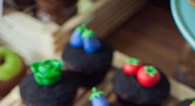 cupcake decorado para festa infantil fazendinha 