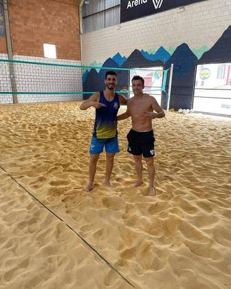 Dagoberto encontrou no esporte um jeito de manter a forma e seguir em contato com as competições