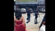 Polícia apreende armas utilizadas em escolta da 'dama de vermelho'