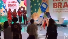 Dança em evento do governo gera revolta da oposição; 'Coreografia inapropriada', diz pasta  
