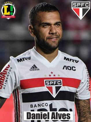 Daniel Alves - 7,5 - Foi o principal nome do São Paulo no jogo e serviu bem os companheiros, além de dar o passe que resultou no pênalti. Fez aquilo que se espera dele no time.