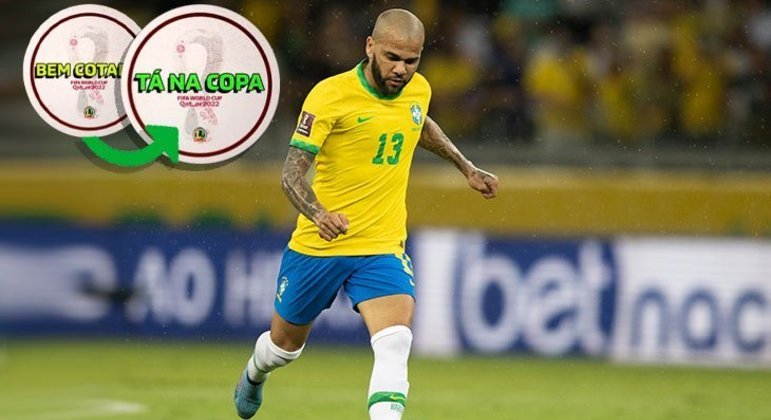 Daniel Alves (Barcelona-ESP) - TÁ NA COPA - Mesmo com 39 anos, segue jogando em alto nível e é titular do Barcelona. Foi bem nas Olimpíadas e usou a braçadeira de capitão nas duas partidas desta Data-Fifa.