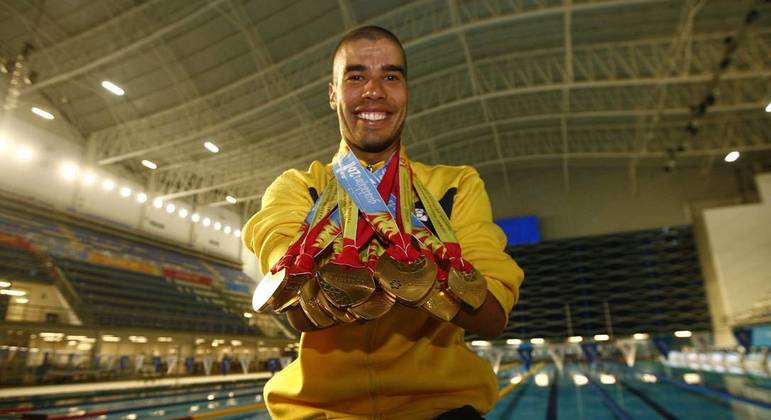 O nadador paralímpico Daniel Dias