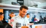 Atualmente, Riccardo corre pela McLaren e é o 8º na
classificação de pilotos, com 95 pontos