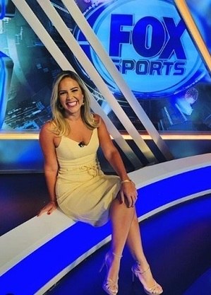 Daniela Boaventura está em Montevideo para ver Palmeiras e Flamengo