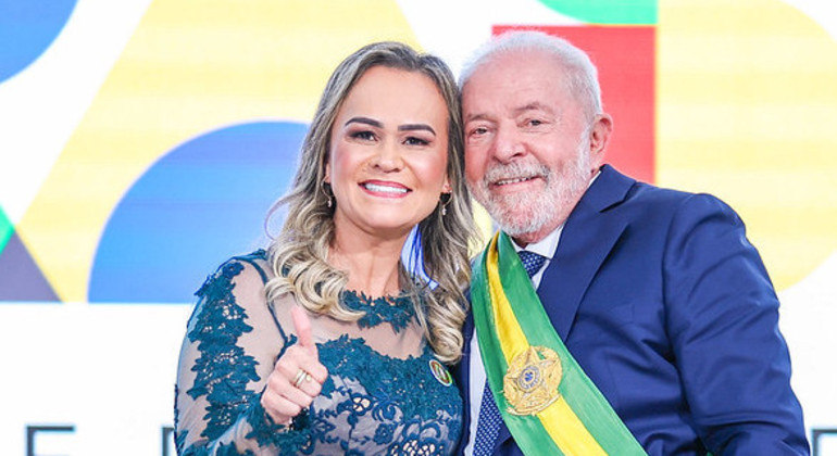 A ministra do Turismo, Daniela do Waguinho, e o presidente Luiz Inácio Lula da Silva