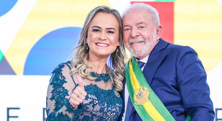 Daniela do Waguinho durante posse como ministra do Turismo do governo Lula