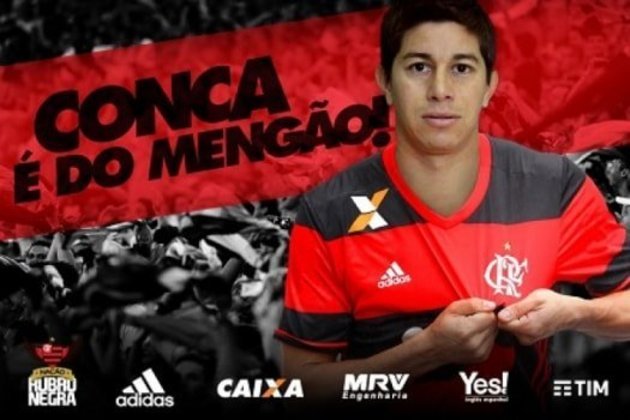 DARÍO CONCA (Meia) - Contratado pelo Flamengo por empréstimo junto ao Shanghai Port (China)