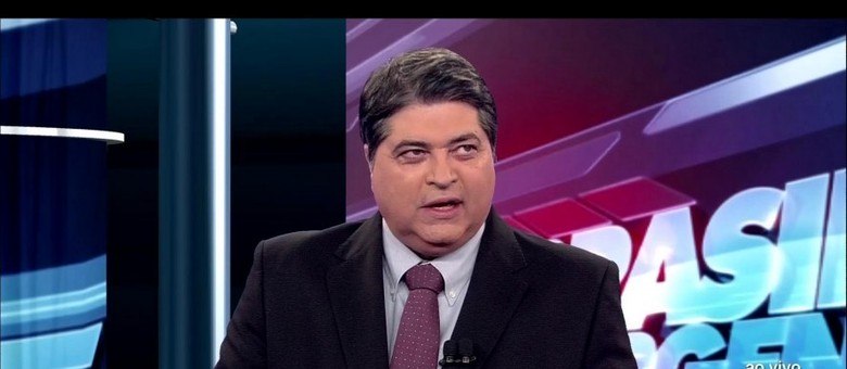 Datena falava da pré-candidatura do prefeito ao governo de São Paulo quando mostrou o celular de Dóriapré