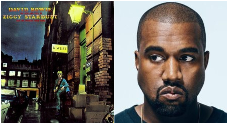 Capa do álbum 'Ziggy Stardust' teria previsto sucesso de Kanye West
