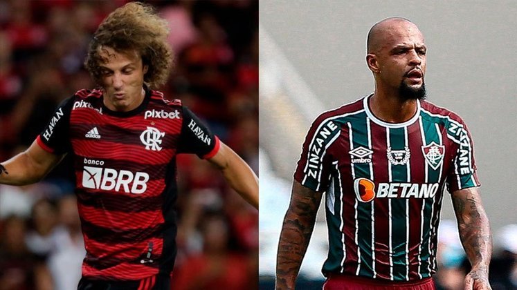 David Luiz (Flamengo) x Felipe Melo (Fluminense)