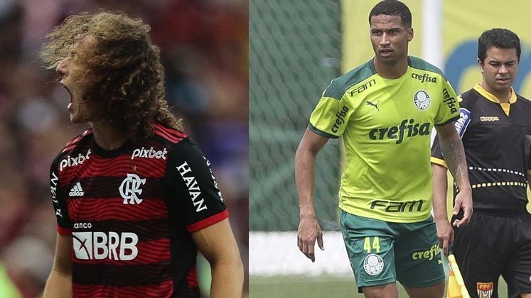David Luiz (Flamengo) x Murilo (Palmeiras)