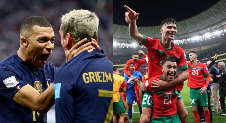 Vale vaga na final! Aos poucos, as seleções vão se despedindo do sonho de ser campeãs da Copa do Mundo. Não é o caso de França e Marrocos, que venceram Inglaterra e Portugal, respectivamente, e vão disputar uma vaga na grande final do Mundial. Com esquemas táticos parecidos, a atual campeã do mundo e a 