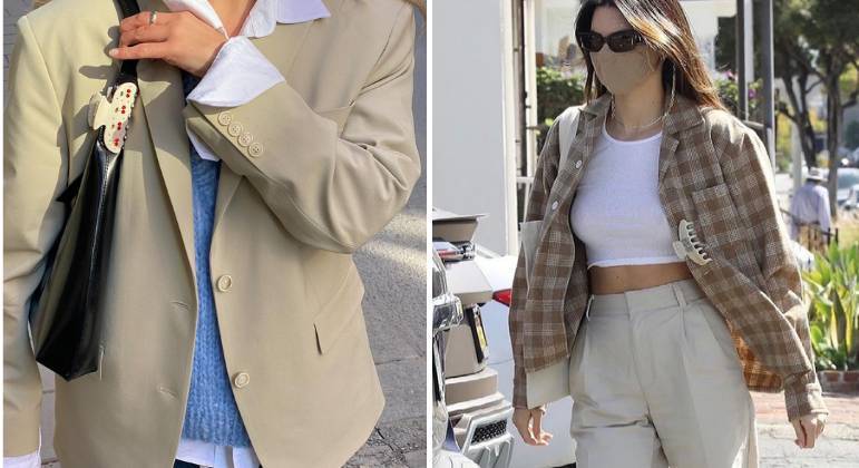 A modelo Kendall Jenner já apareceu com a sua de um modo completamente inusitado: pendurada no casaco. Quando não estiver em uso, vale super prender na alça da bolsa ou até mesmo no passador de cinto da calça jeansLeia também: Moda e hobby: cardigã de Harry Styles deu aos jovens uma nova trend