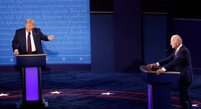 Primeiro debate entre Trump e Biden aconteceu no fim de setembro
